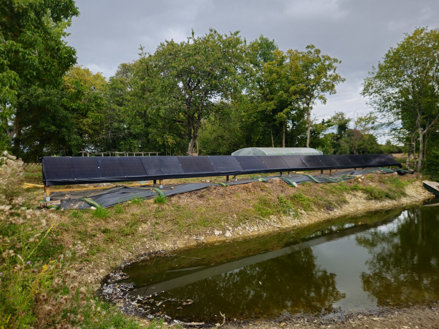 Pose des panneaux photovoltaïques